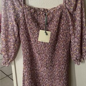 Floral Smocked Dress